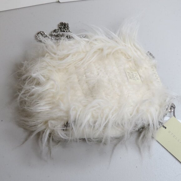 Stella McCartney Ivory Fur Top Handle Bag w/ Tags - Picture 2 of 8